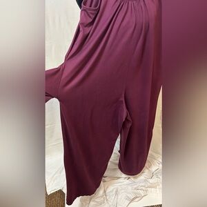 Burgundy Women's Jumpsuit